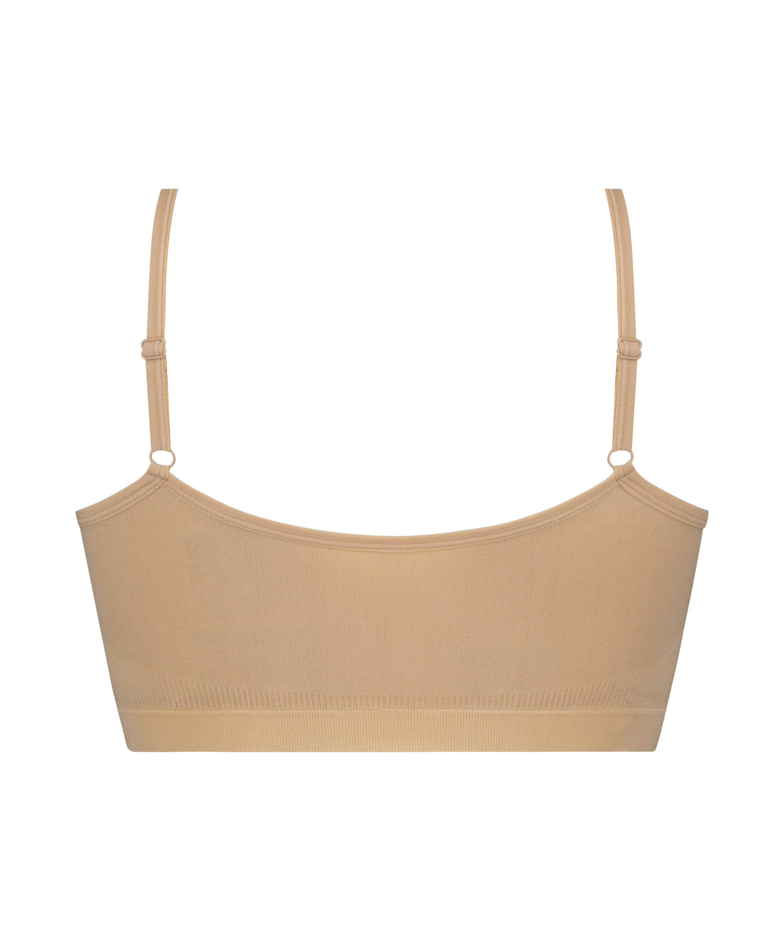 ﻿Bralette con tirantes, Beige, main
