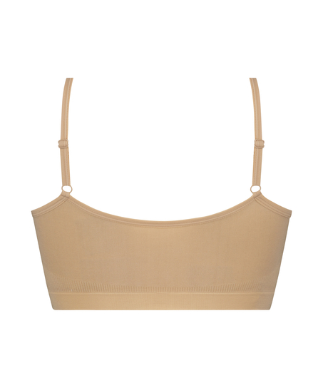 ﻿Bralette con tirantes, Beige