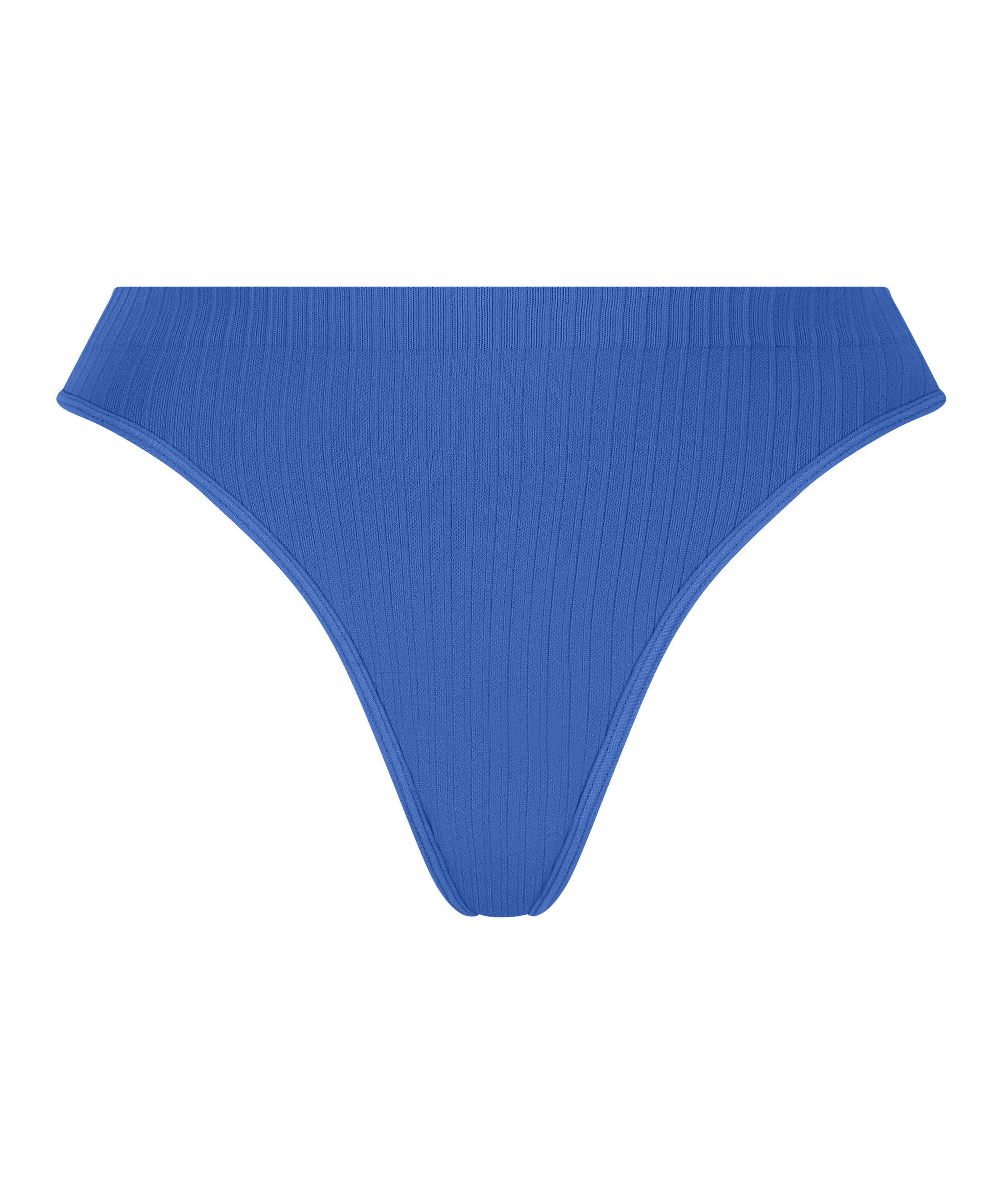 Tanga de tiro alto Dianne, Azul