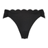 Braguita de Bikini Rio Scallop, Negro
