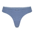 Tanga de algodón, Azul