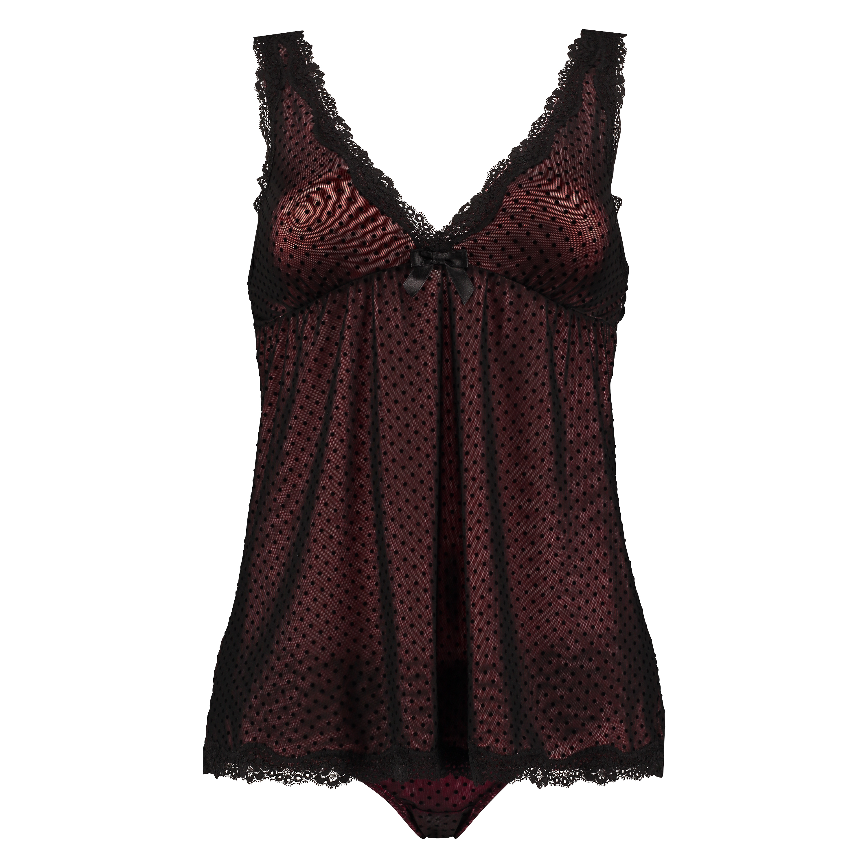 Cami set Josie, Negro, main