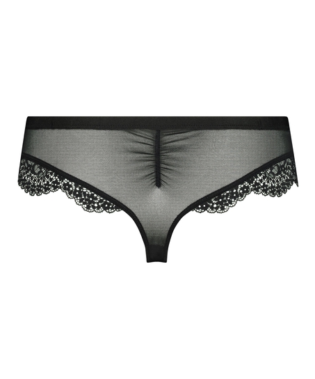 Tanga bóxer Raine Rebecca Mir, Negro