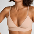 Triangular Bralette Smooth, Beige