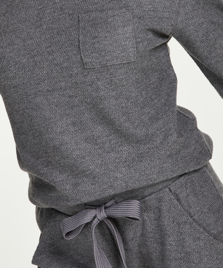 Conjunto de pijama Waffle, Gris