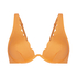 Top de bikini de aros no preformado Scallop, Naranja