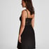 Vestido lencero Nora Lace, Negro