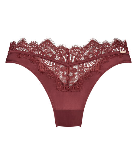 Brasileña de corte alto Zoe, Rojo