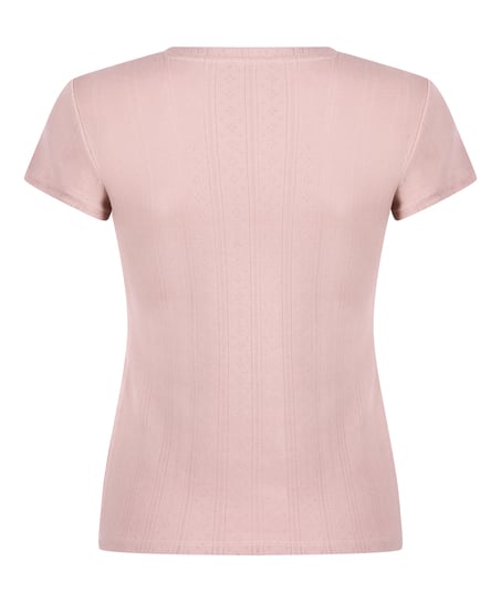 Short en pointelle, Rosa