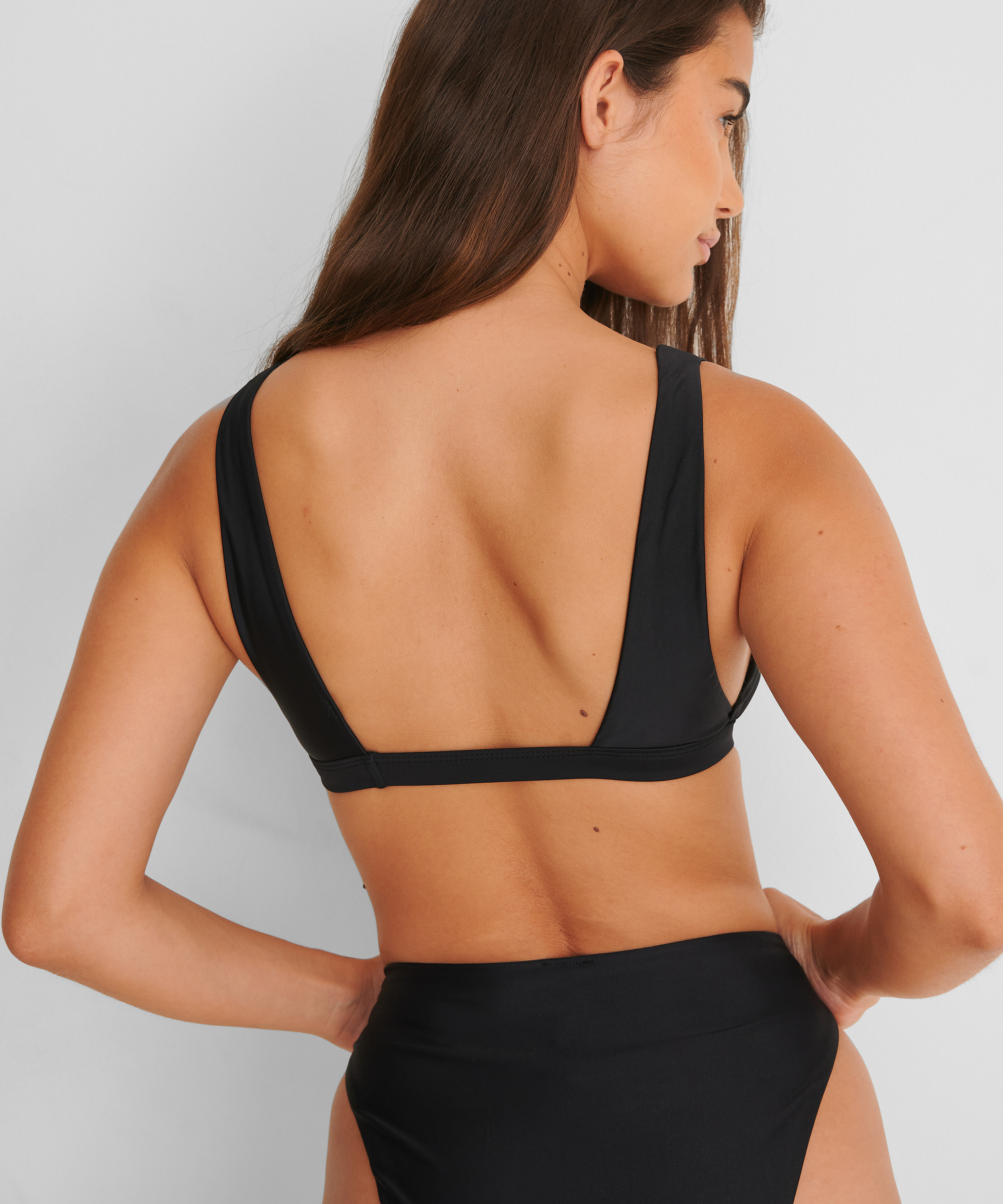 Bikini croptop Vintage HKM x NA-KD, Negro, main