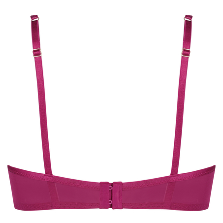 Sujetador de media copa con aros y relleno Cardi, Rosa