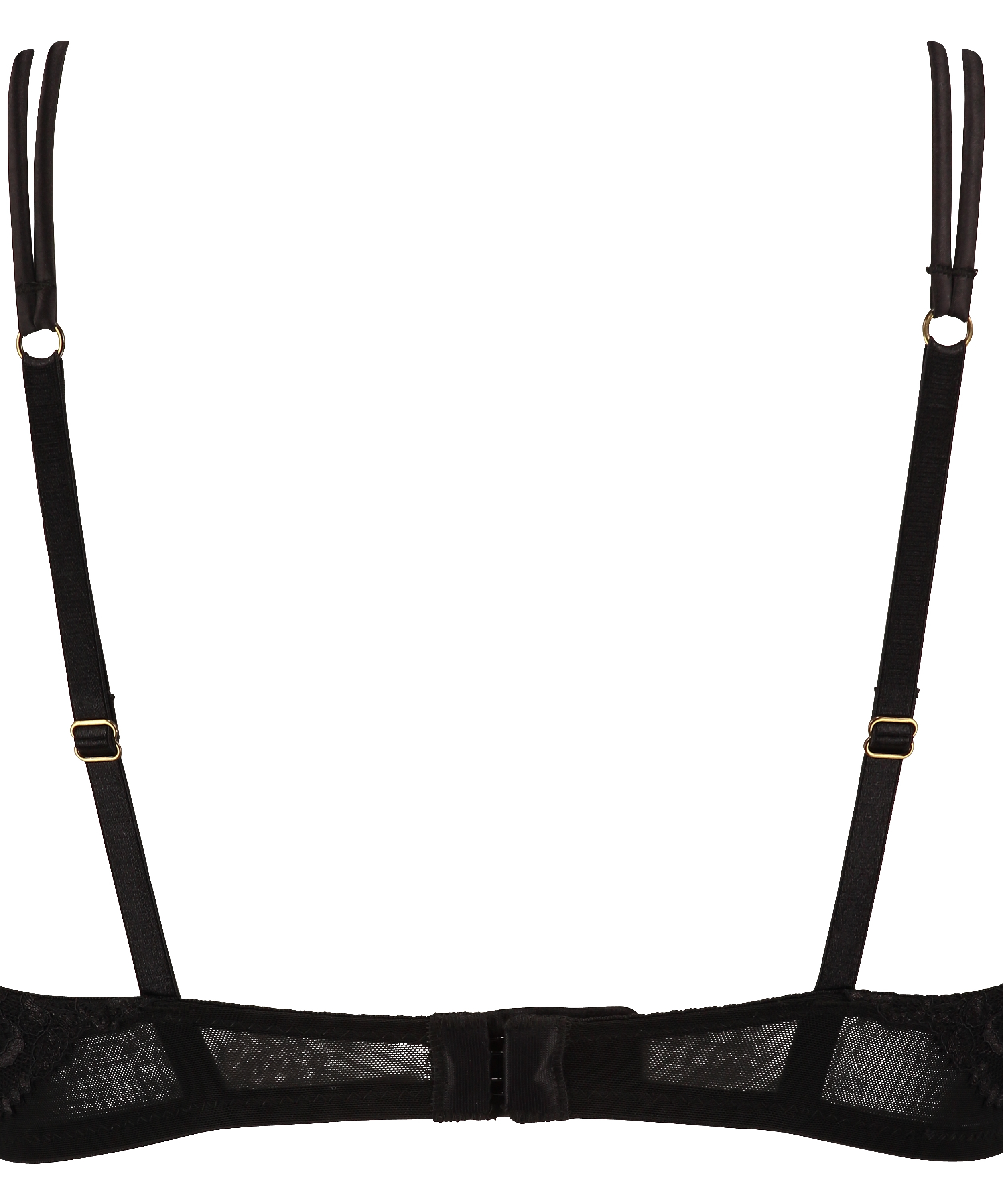 Non-padded underwired bra Jolie, Negro, main