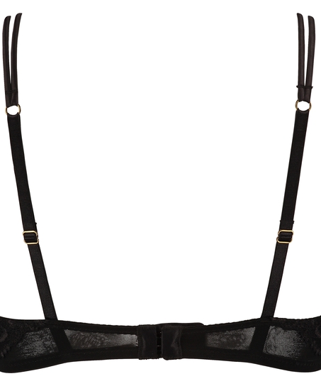 Non-padded underwired bra Jolie, Negro