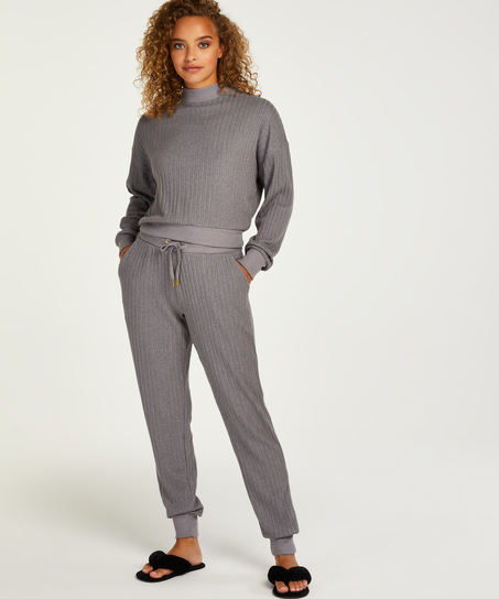 Petite Pantal&oacute;n de pijama de Brushed Rib, Gris