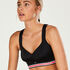 Sujetador deportivo HKMX The All Star Level 2, Negro