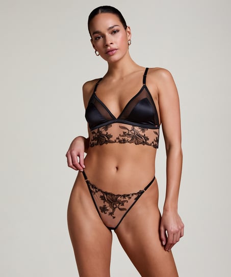 Bralette Anouk, Negro