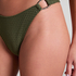 Braguita de bikini de talle alto Cairo, Verde