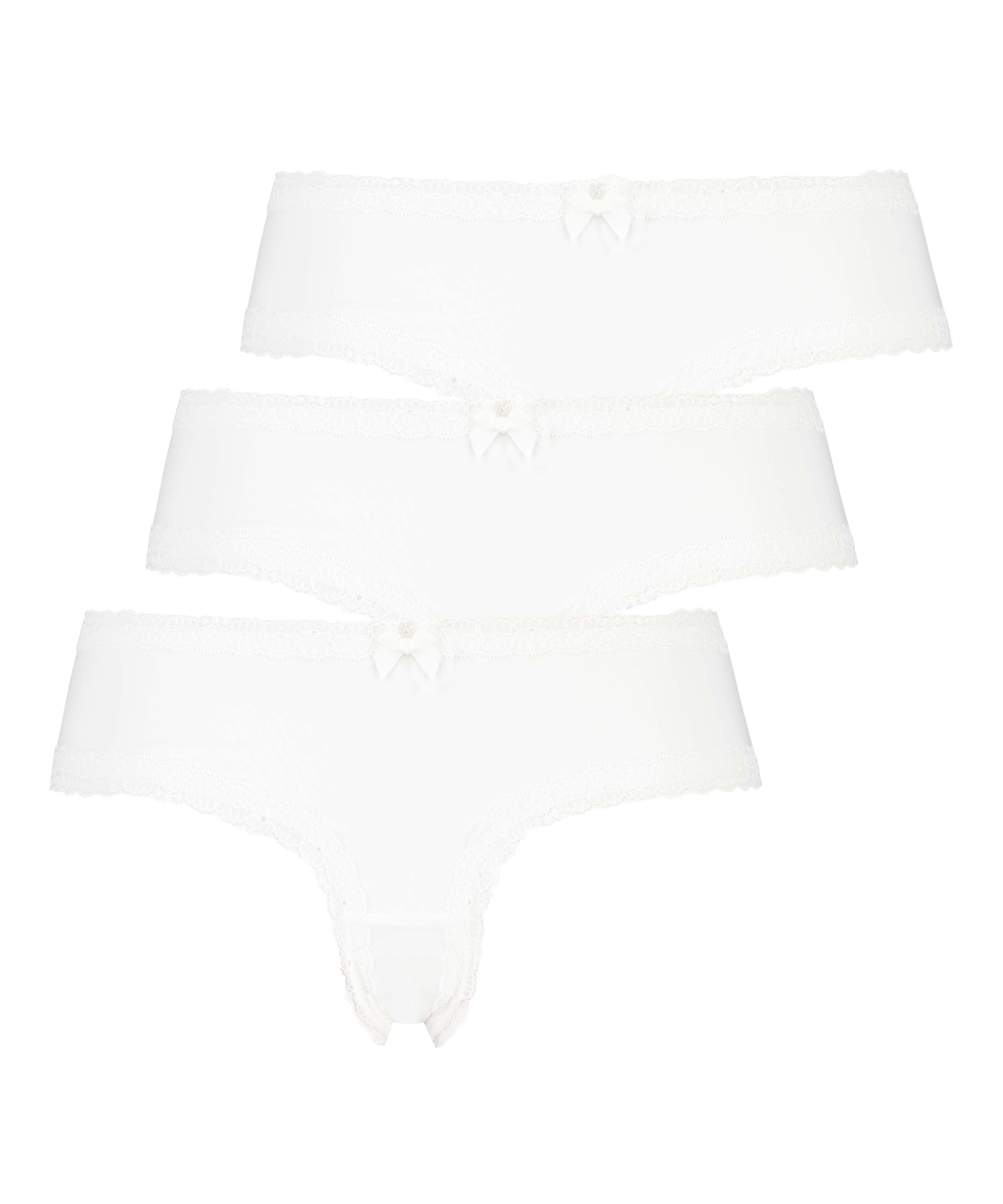 Pack de 3 brasileñas London, Blanco, main