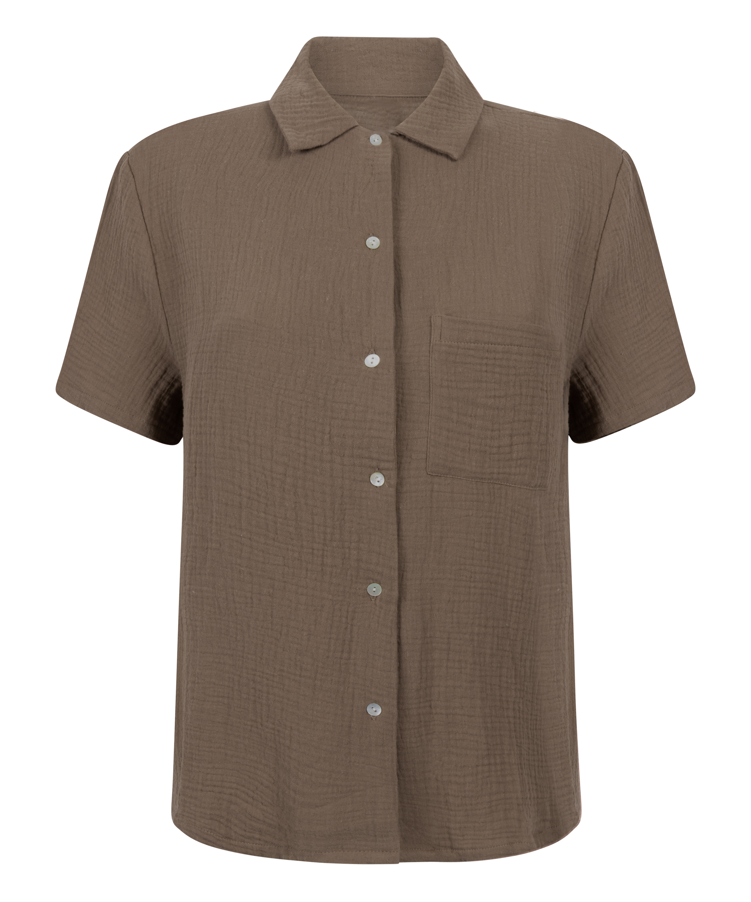 Chaqueta de muselina, Marrón, main