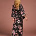 Kimono Satin Bloom, Negro
