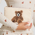 Bolsa de cuentas de oso, Beige