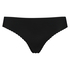 Thong invisible scalloped, Negro
