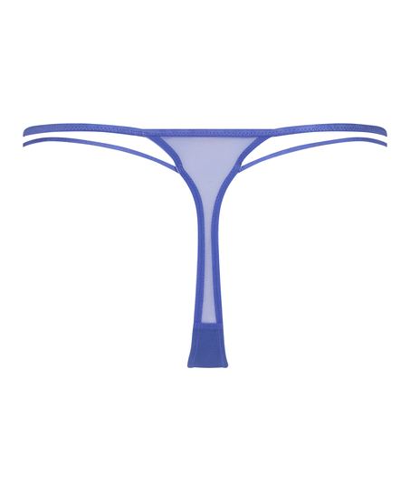 Tanga de tiro alto Lidia, Azul