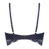 Sujetador longline sin relleno con aros Blossom, Azul