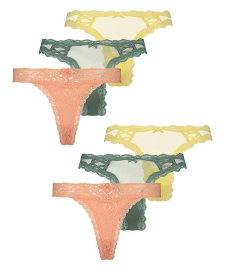 Lote de 6 braguitas brasileñas, Amarillo