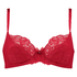 Padded underwired bra Roxy, Rojo