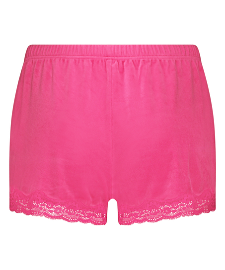 Short Velours Lace, Rosa