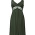 Vestido lencero Nora Lace, Verde