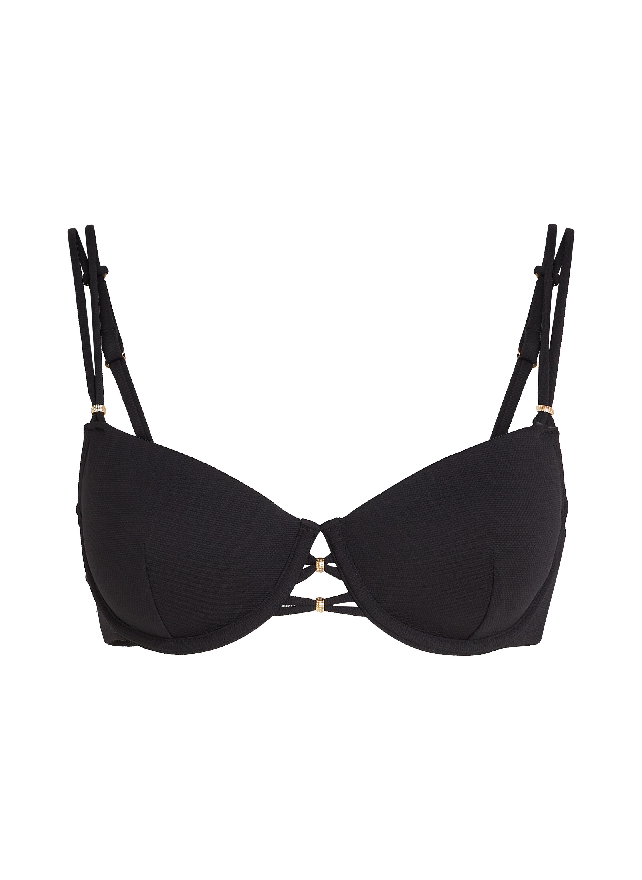 Top de bikini Holbox, Negro Top de bikini Holbox, Negro