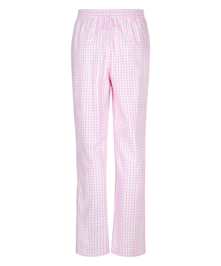 Pantal&oacute;n de pijama de algod&oacute;n, Rosa