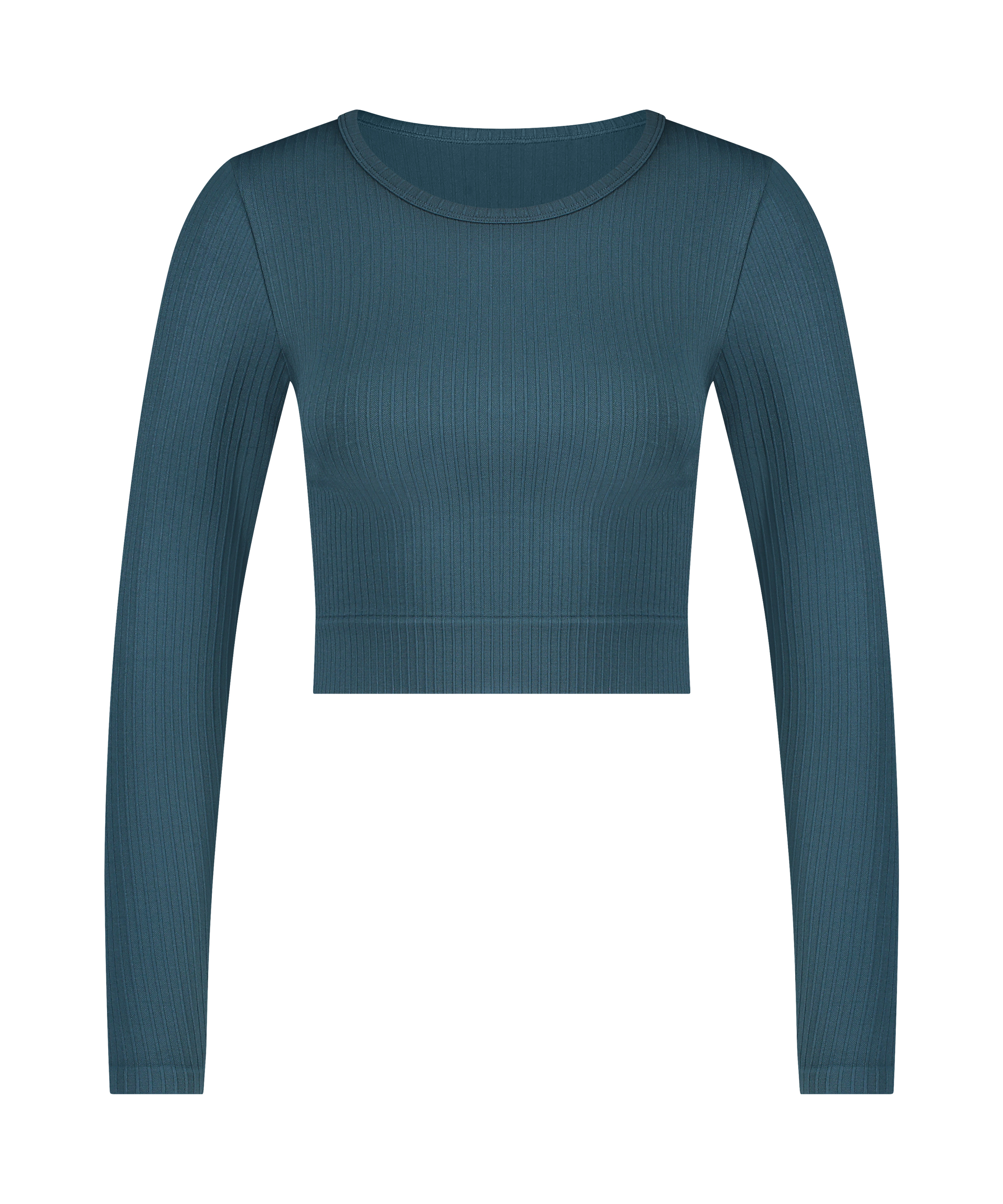 HKMX Top corto deportivo Seamless, Verde, main