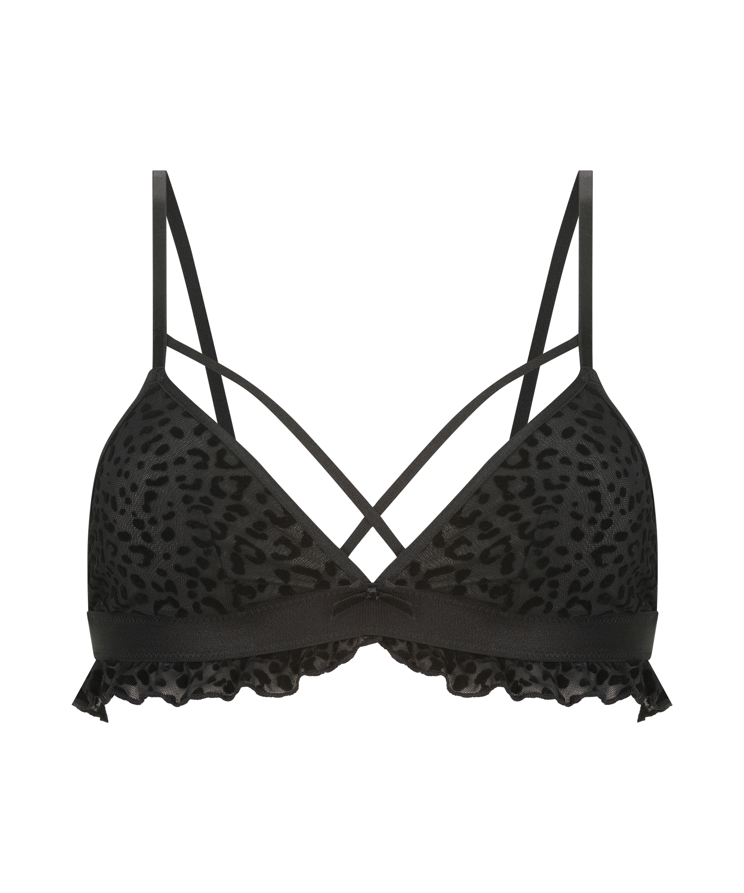 Bralette Lissy, Negro, main