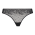 Tanga sin costuras Allover Lace, Negro