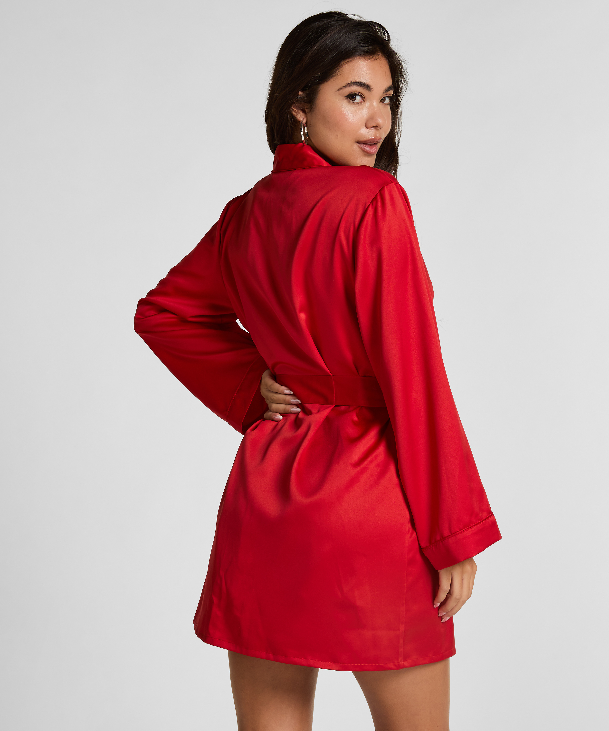 Kimono Satin, Rojo, main