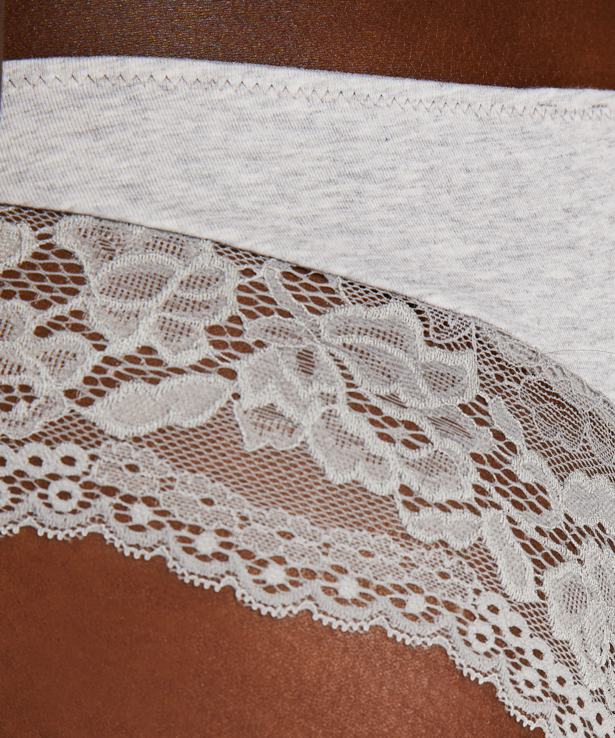 Braguita brasileña de algodón, Gris, main