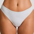 Tanga de algodón suave, Gris