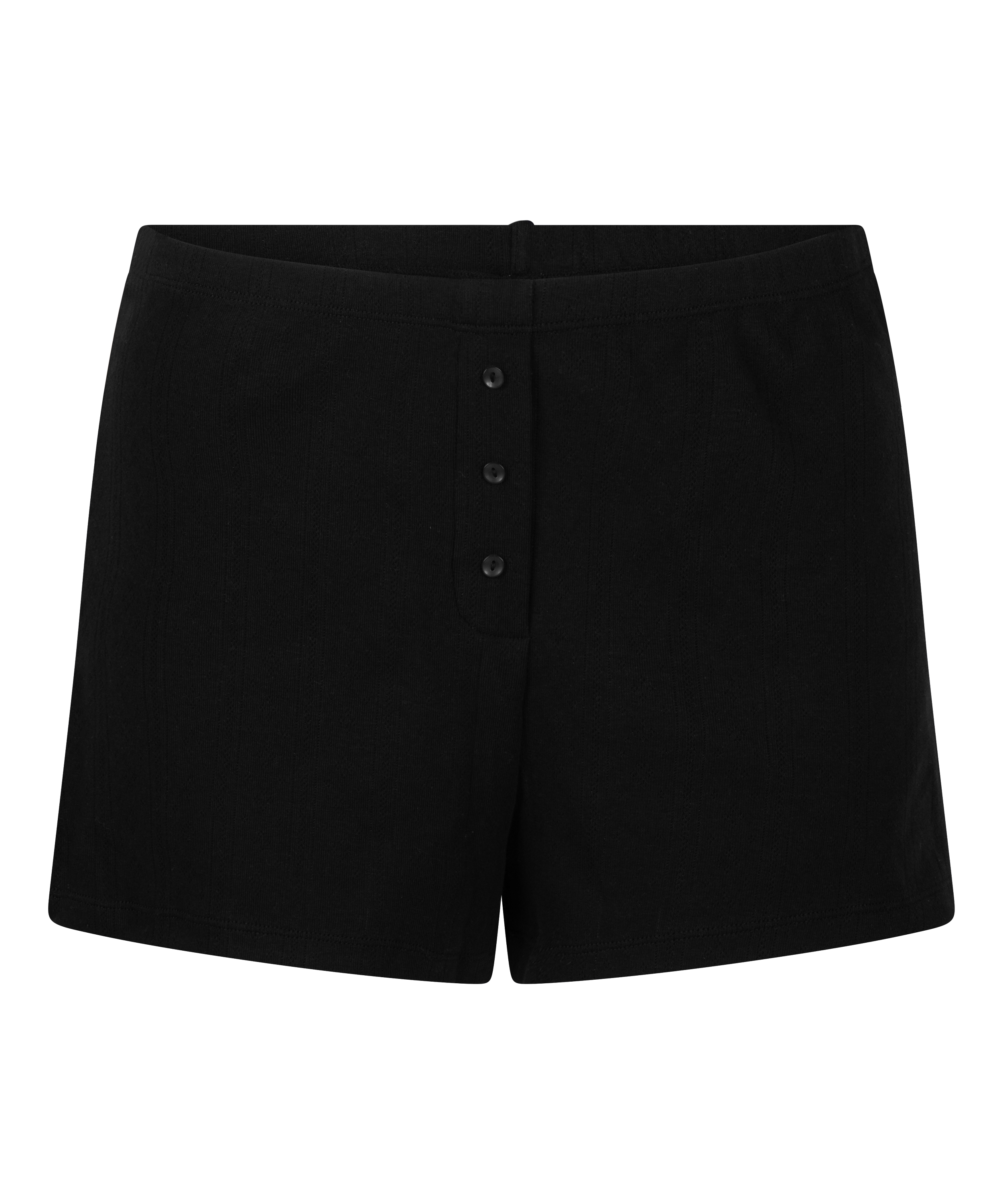 Short en pointelle, Negro, main