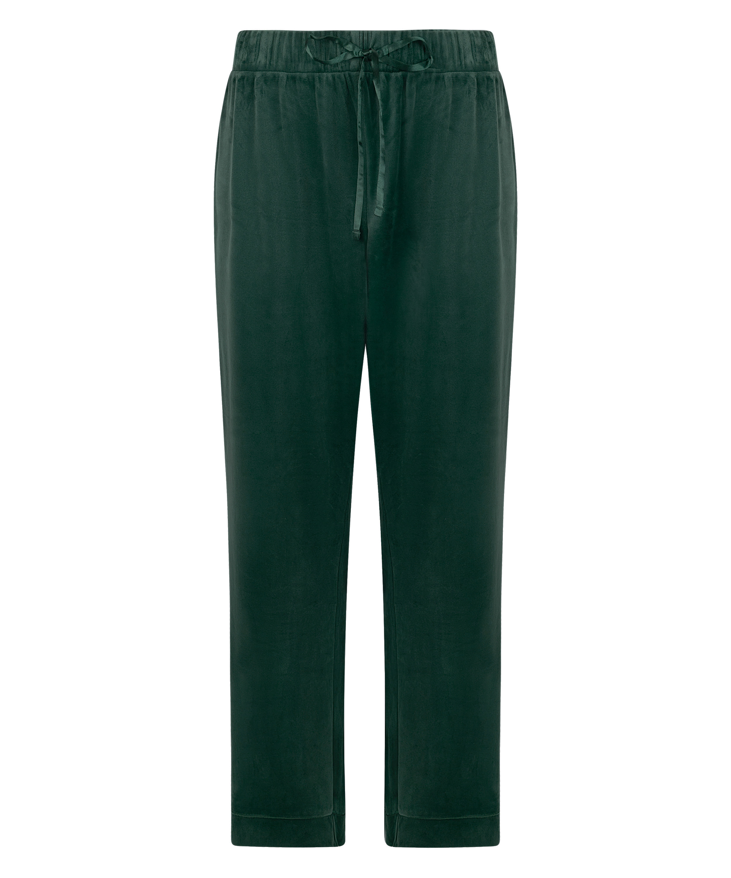 Pantalón de pijama de terciopelo, Verde, main