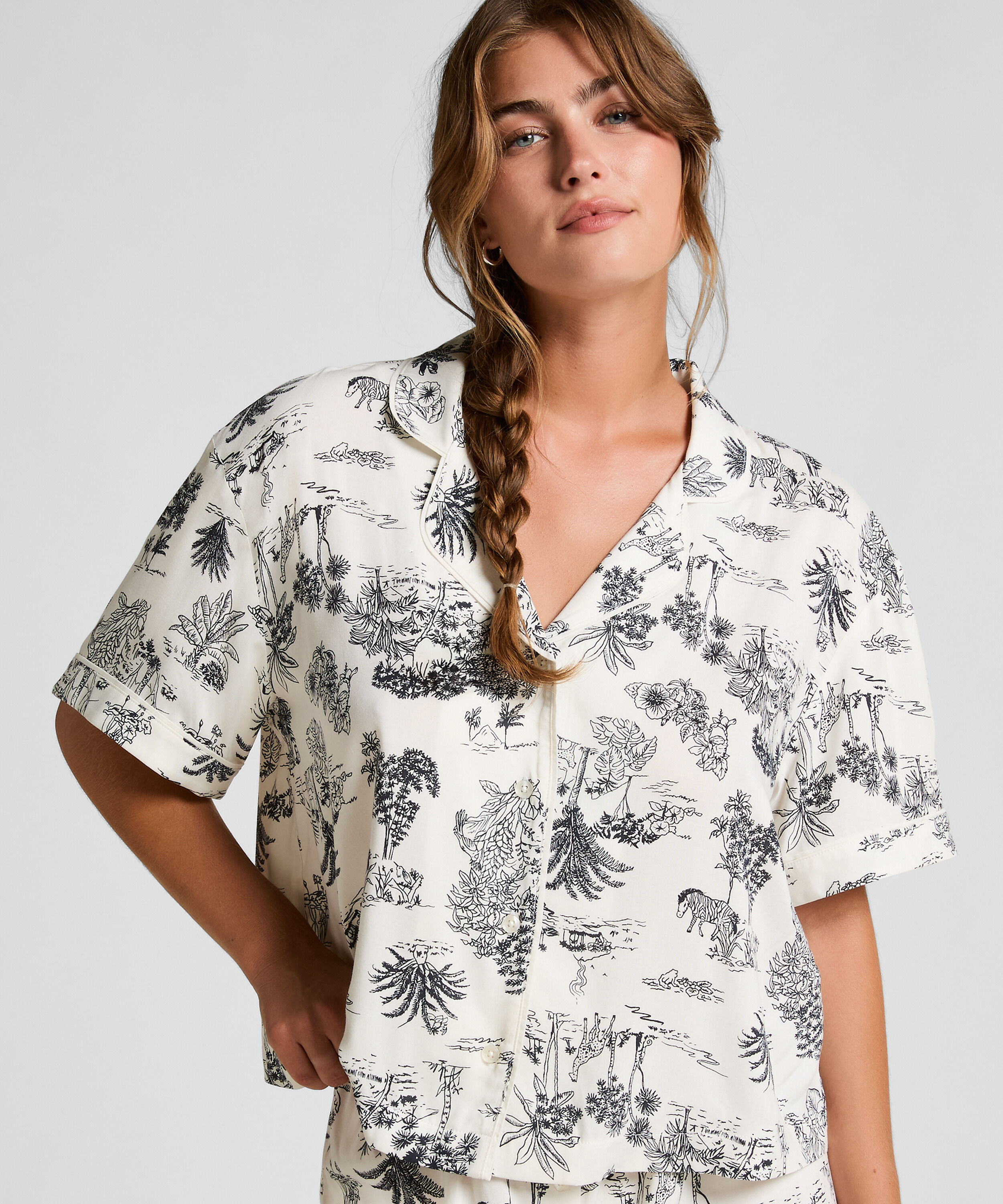 Chaqueta de manga corta, Blanco