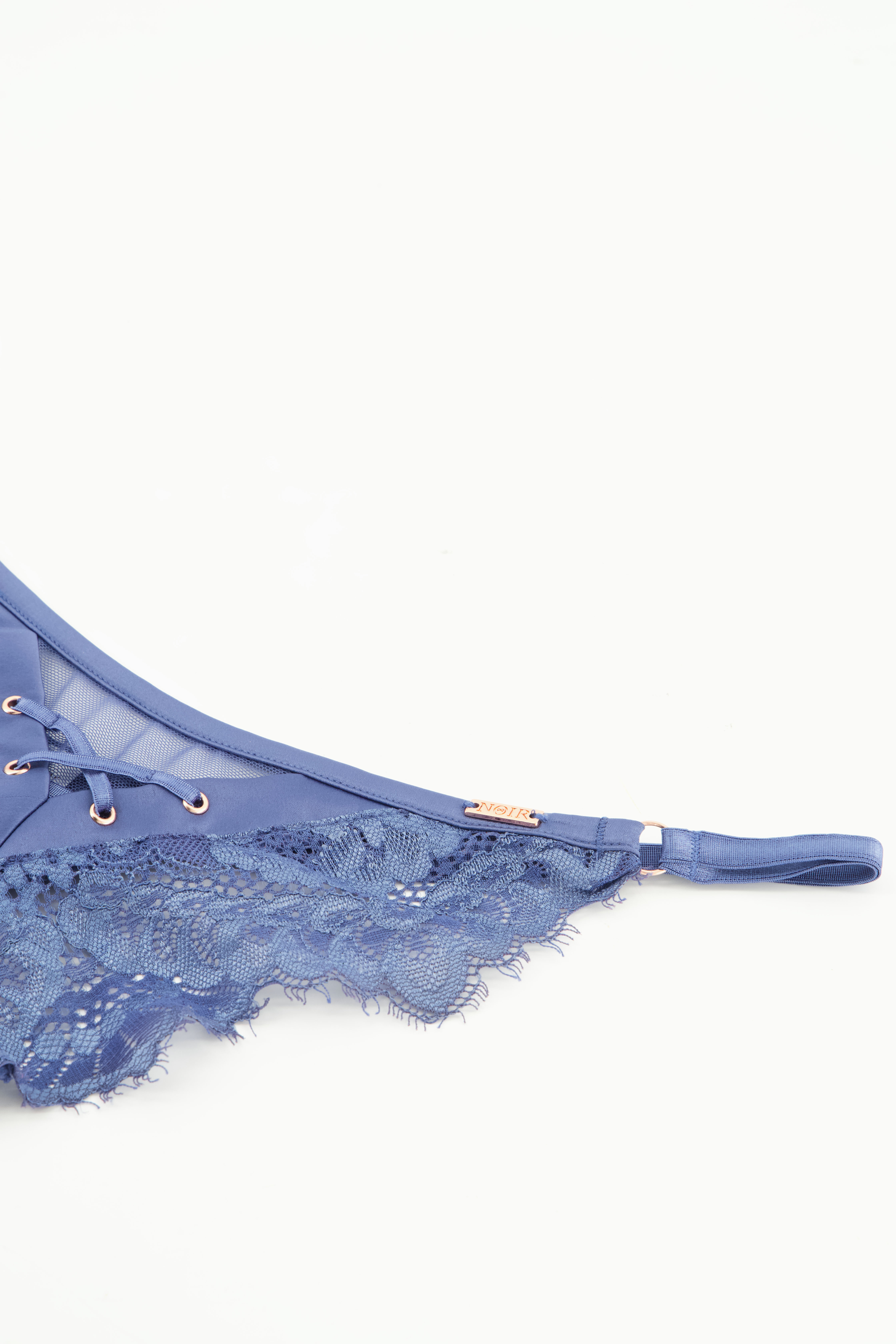 Tanga de pierna alta Daan, Azul, main