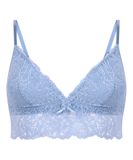 Bralette triangular Posie, Azul