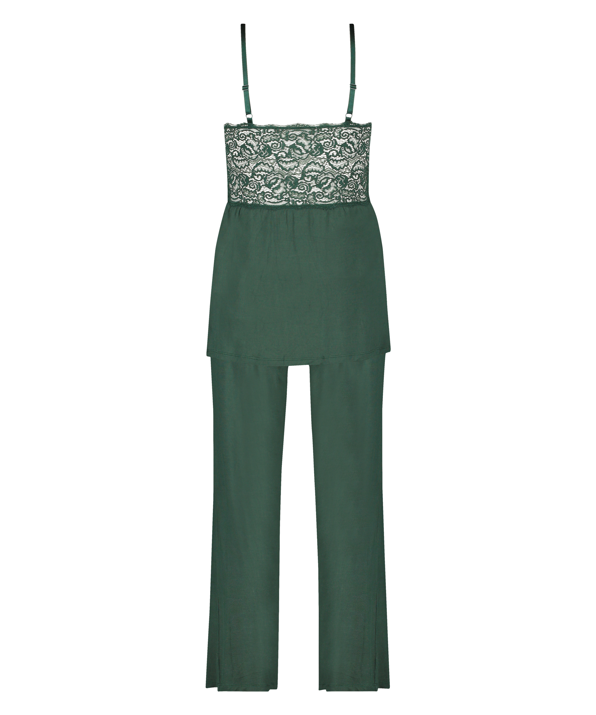 Conjunto de pijama Vera Lace, Verde, main
