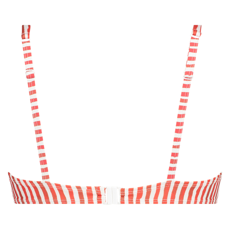 Top de bikini de aros no preformado Julia, Rojo