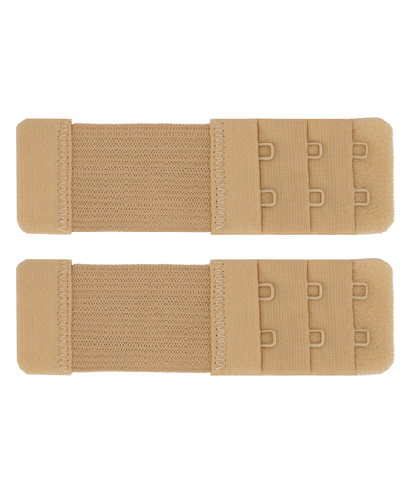 Pack de 2 extensores de sujetador, Beige