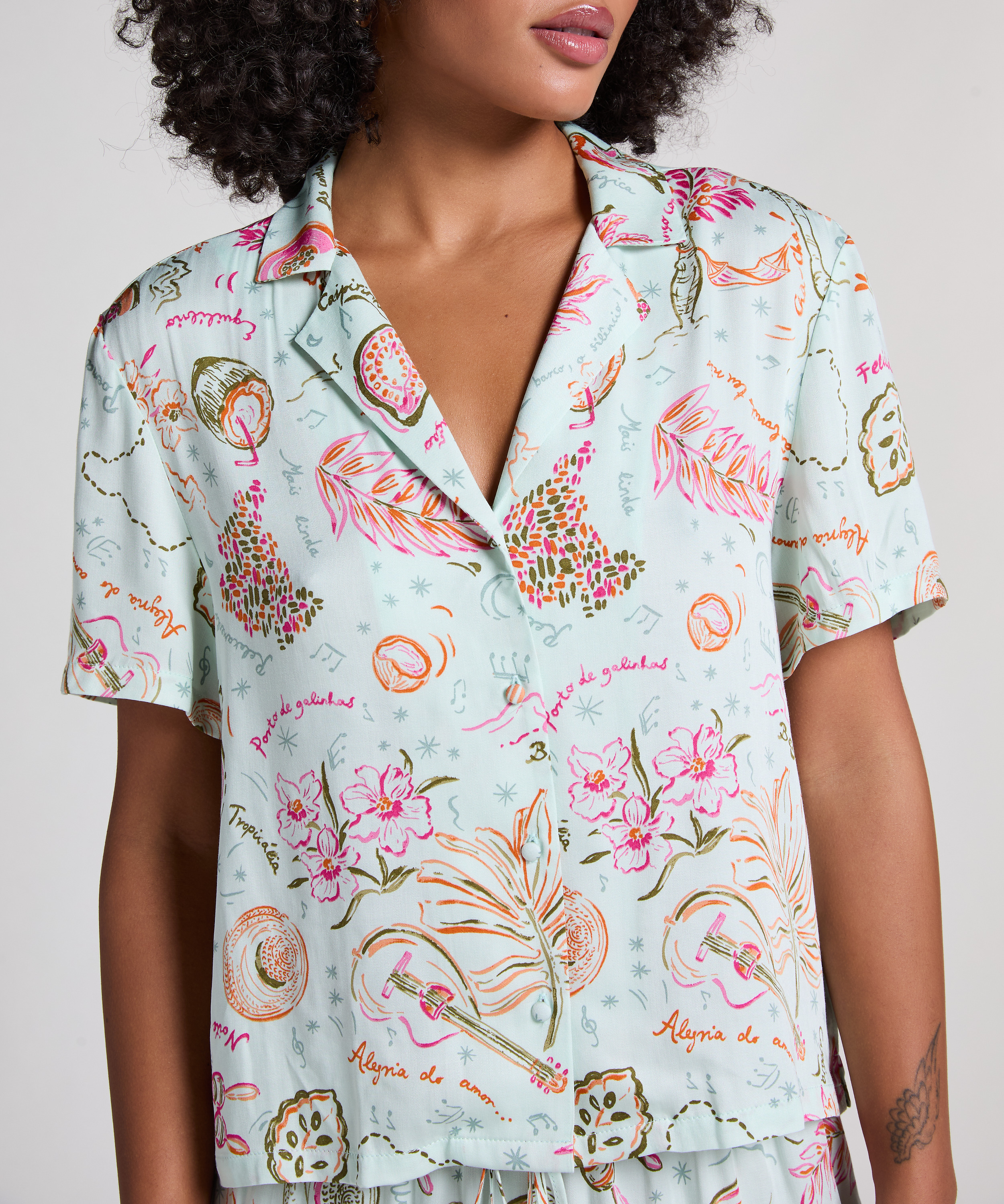 Chaqueta de sat&eacute;n, Verde, main