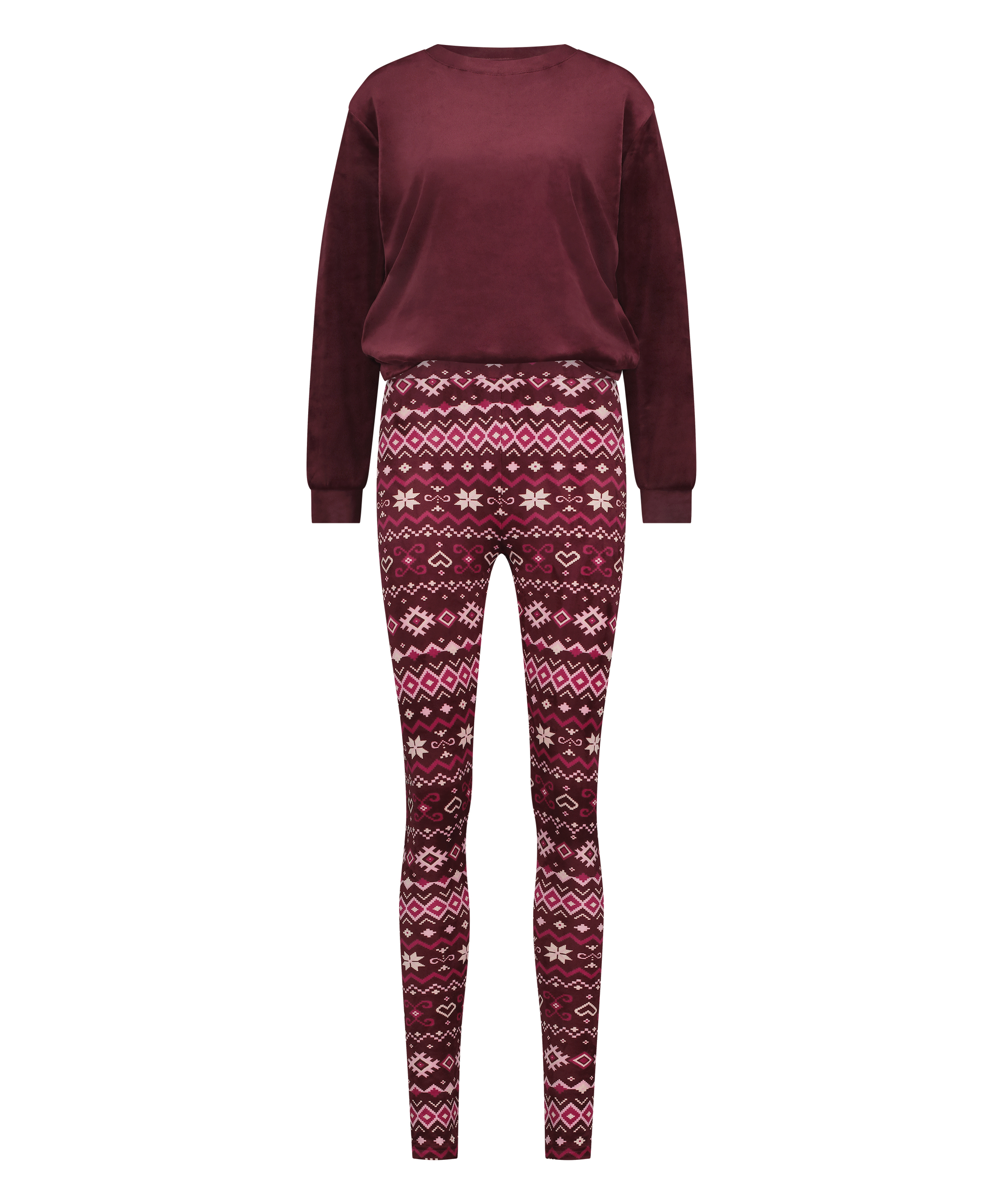 Conjunto de pijama con bolso, Rojo, main